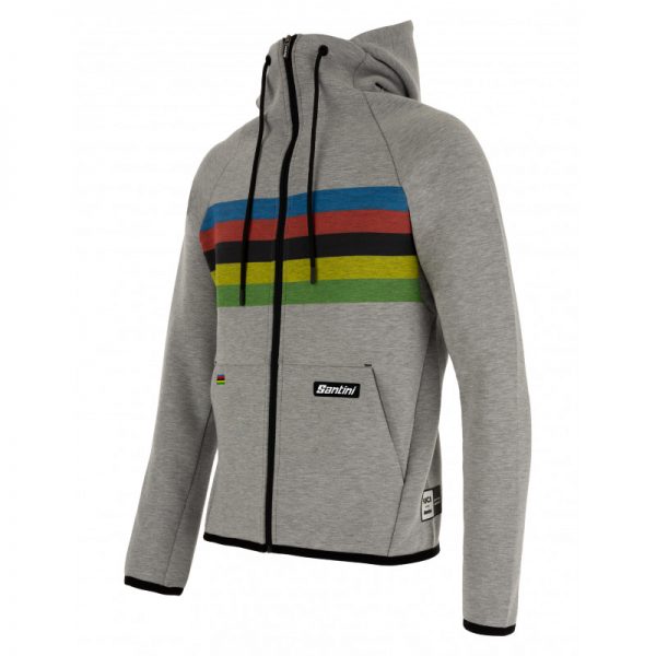 Sudadera arcoiris UCI gris