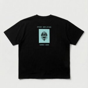 Camiseta negra speed amplified Bianchi