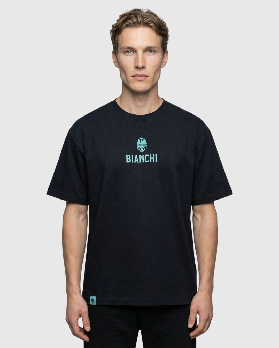 Camiseta negra speed amplified Bianchi
